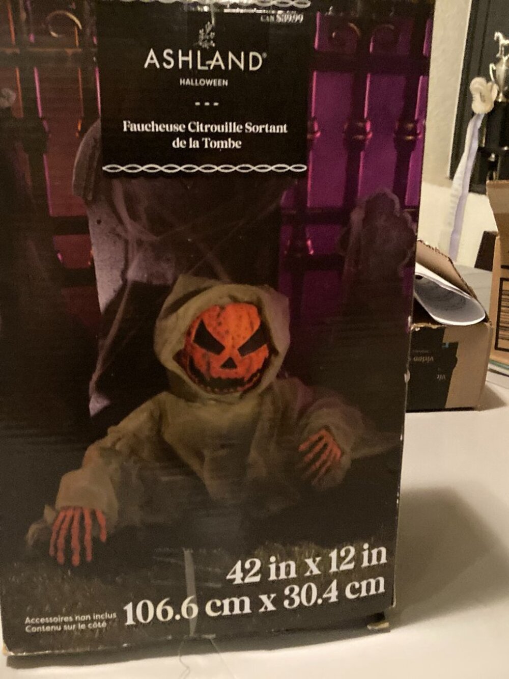 3ft. Pumpkin Reaper by Ashland With Stake HALLOWEEN OUTDOOR DECOR